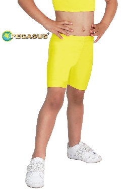 PANTALONCINO DANZA LYCRA GIALLO BABY